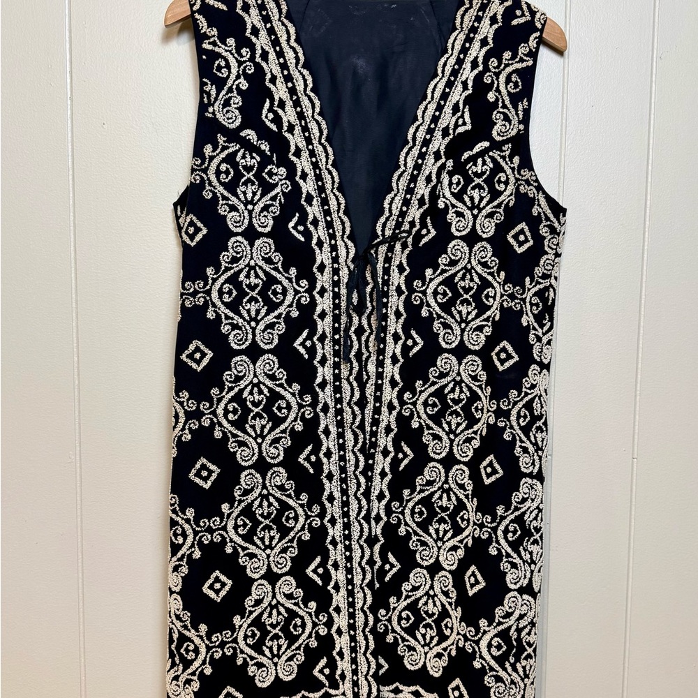 Vintage Hand Beaded Bohemian Vest